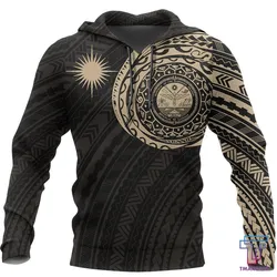 Tmarc Tee Marshall Islands in My Heart Micronesia Tattoo Style Hoodie NVD1172