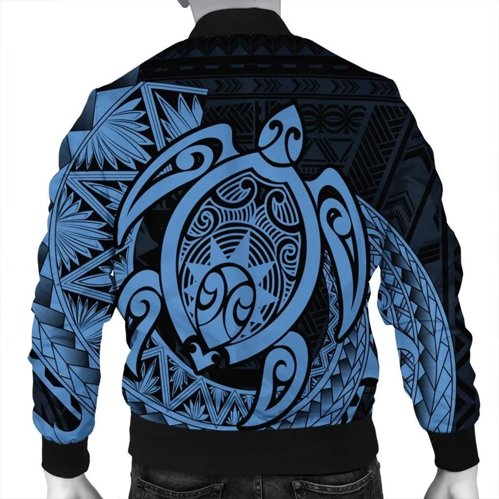 Hawaii Polynesian Turtle Bomber Jacket - Pastel - AH
