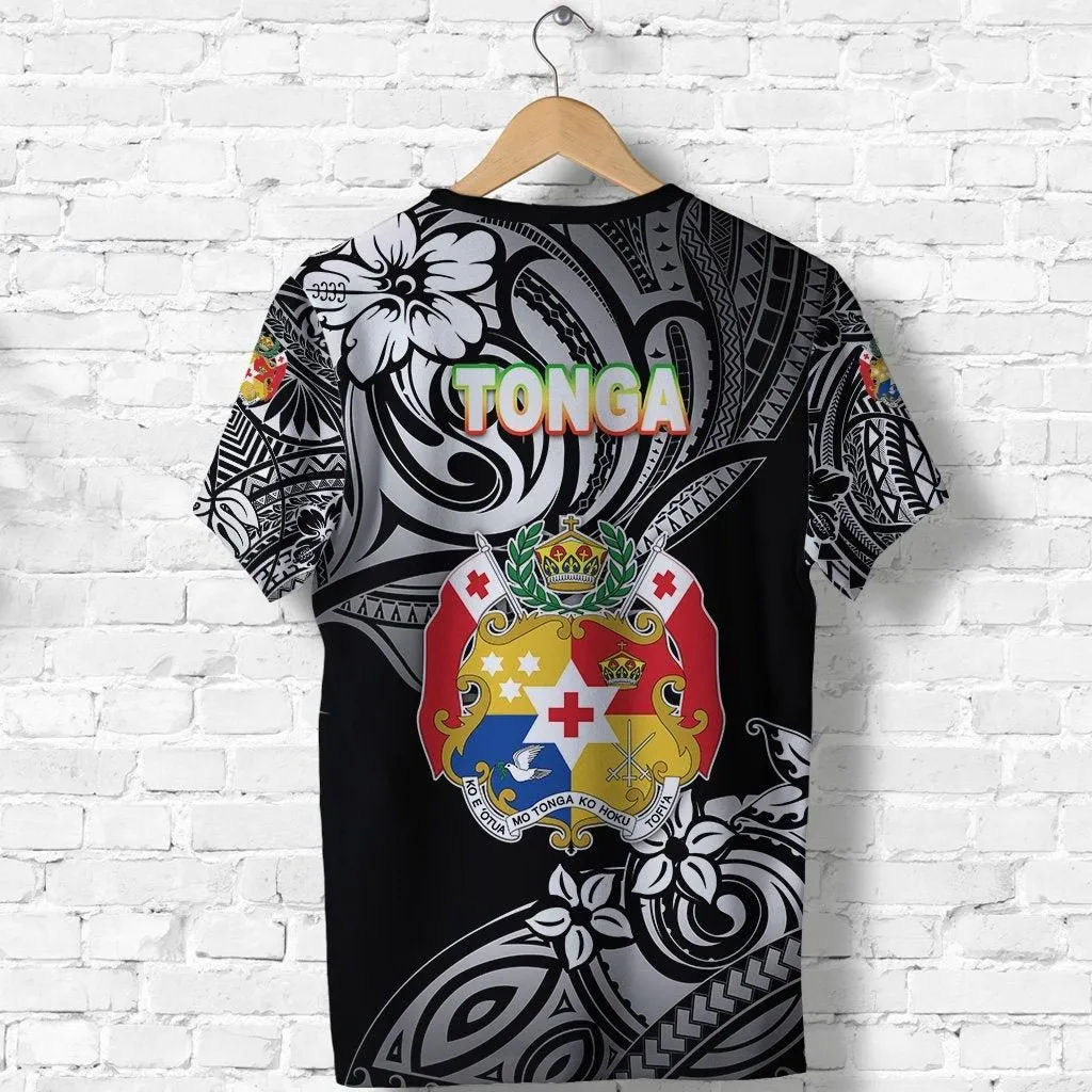 Mate Maa Tonga Rugby T shirt Polynesian Unique Vibes - Black