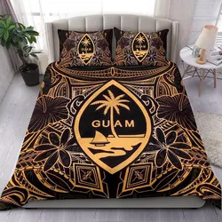 Guam Gold Hibiscus Coat Of Arms Gs-Cl-Ml0502 Bedding Set