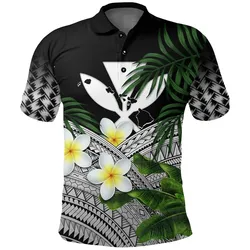 Alohawaii Shirt - Polo Shirt Kanaka Maoli (Hawaiian) Polynesian Plumeria Banana Leaves Gray A02