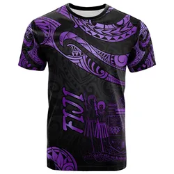 Fiji Polynesian T-Shirt - Poly Tattoo Purple Version