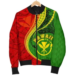 Kanaka Maoli Mens Bomber Jacket Hawaii Kanaloa Tatau