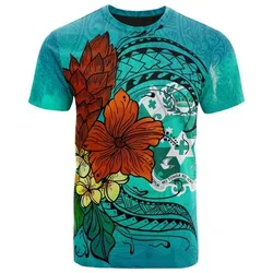 Tonga T shirt - Tropical Flowers Style