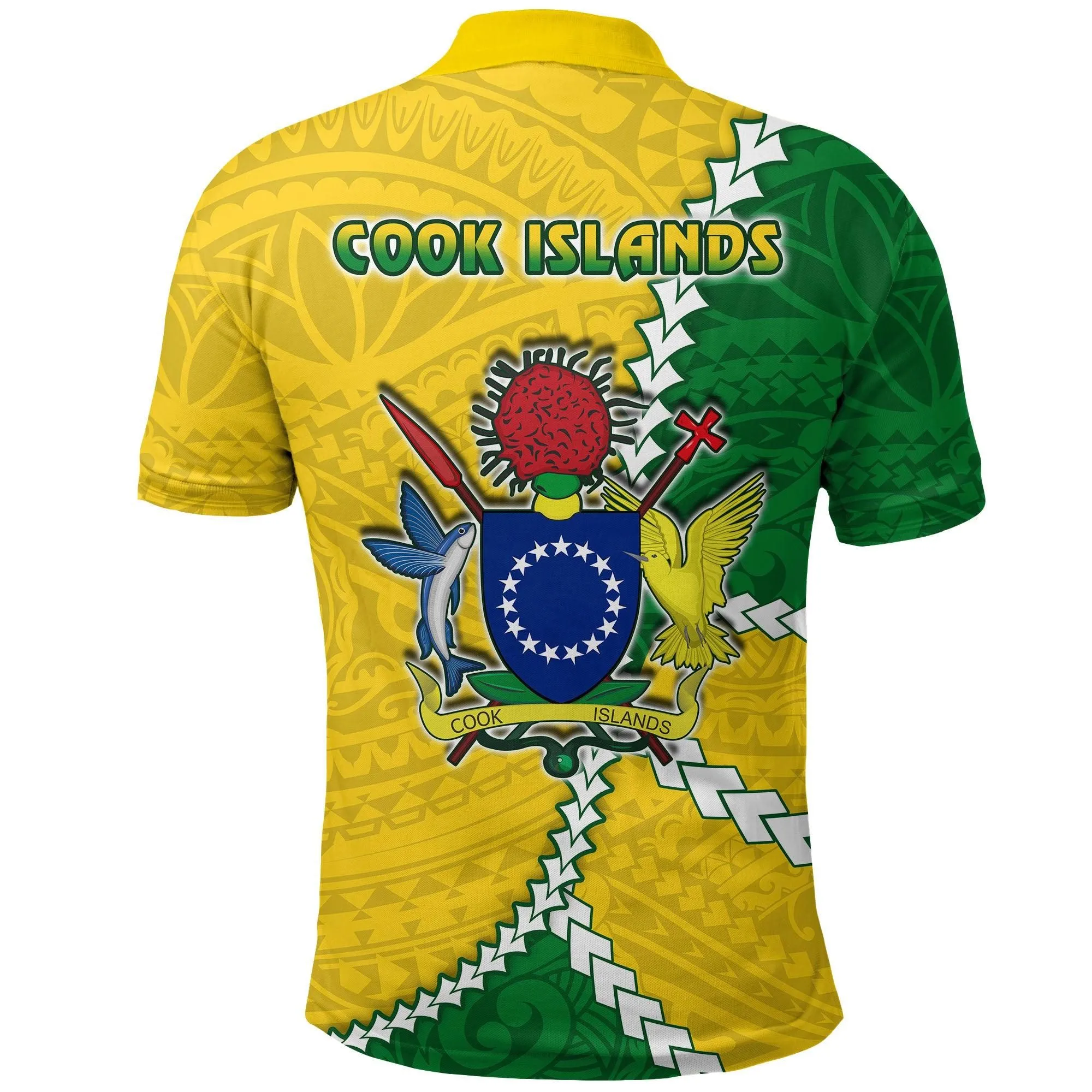 Cook Islands Rugby Polo Shirt Polynesian Turtle LT13
