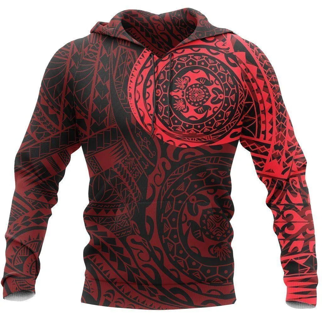 Polynesian Tattoo Style Zipper Hoodie Bt10