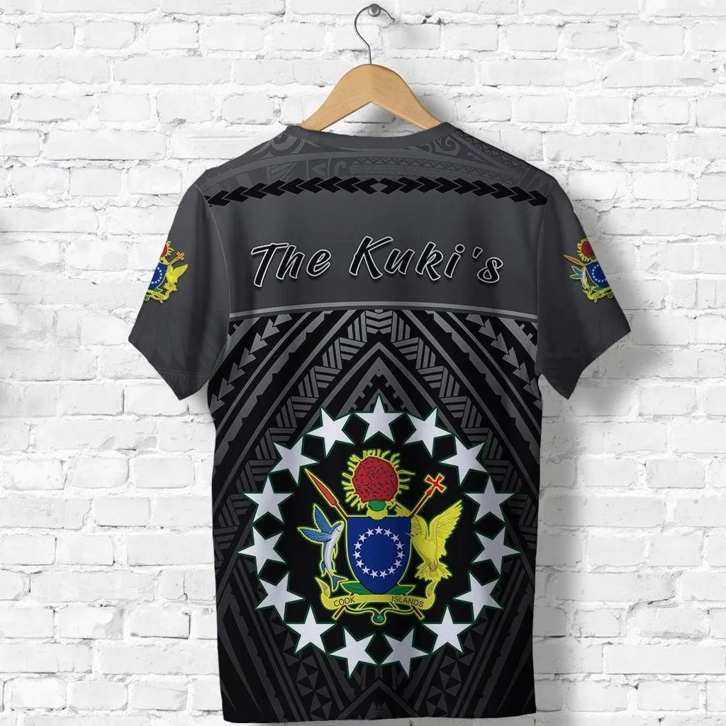 The Kukis T shirt Cook Islands Rugby Black LT13