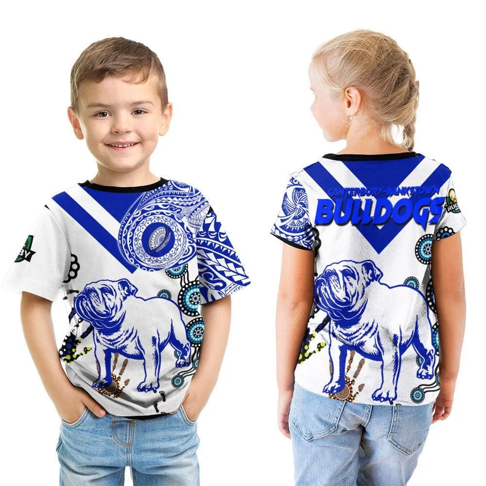 Vibe Hoodie Clothing - Canterbury Bankstown Bulldogs Indigenous Polynesian Tattoo Style T Shirt