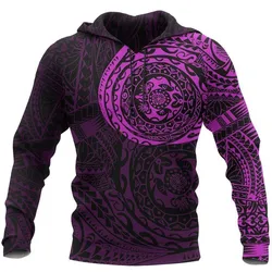 Polynesian Tattoo Style Hoodie Bt08