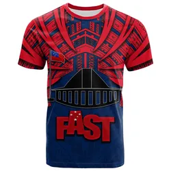 (Custom Personalised)Fast Samoa T Shirt Samoa Tattoo Style LT6