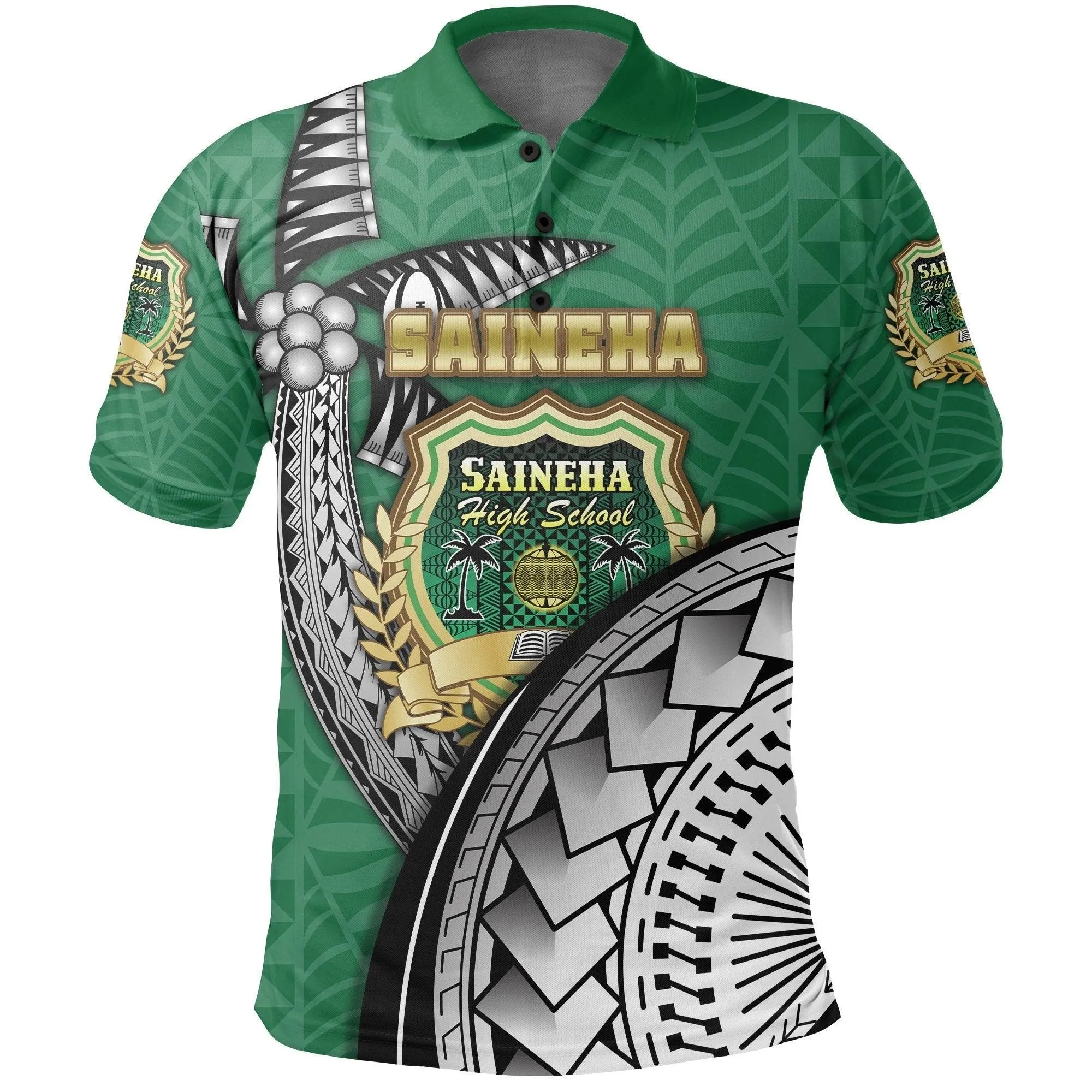 (Custom Personalised) Saineha Tonga Polo Shirt Polynesian Style Special - Class of LT16