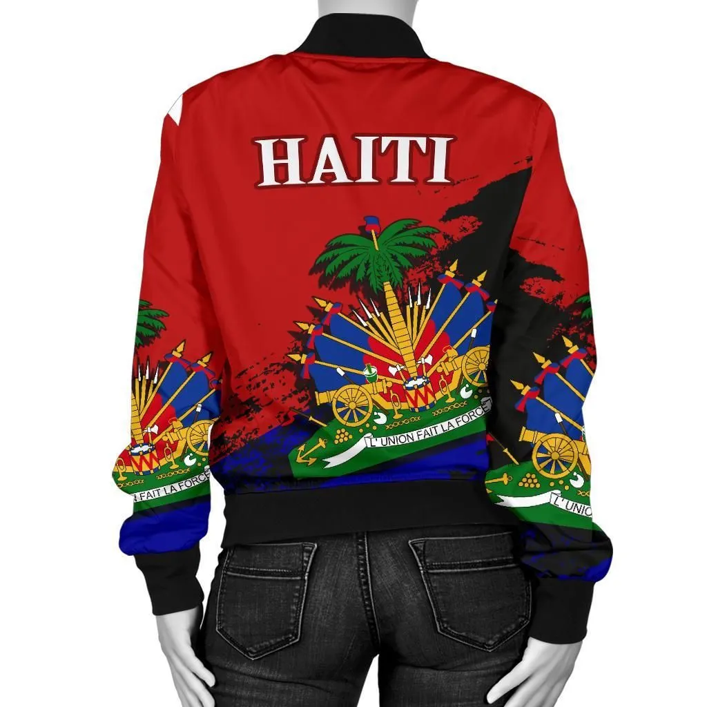 Haiti Special Womens Bomber Jacket