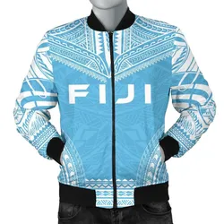 FamilyGater Jacket - Bomber Jacket Fiji Flag Polynesian Chief - Bn10
