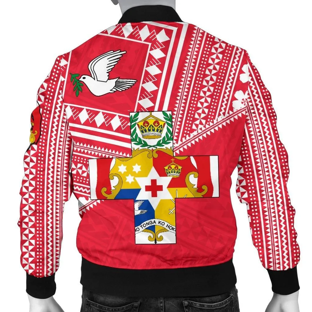 Mate Maa Tonga Men Bomber Jacket Coat Of Arms
