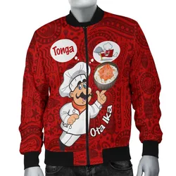 Tonga Mens Bomber Jacket - Coconut Dishes