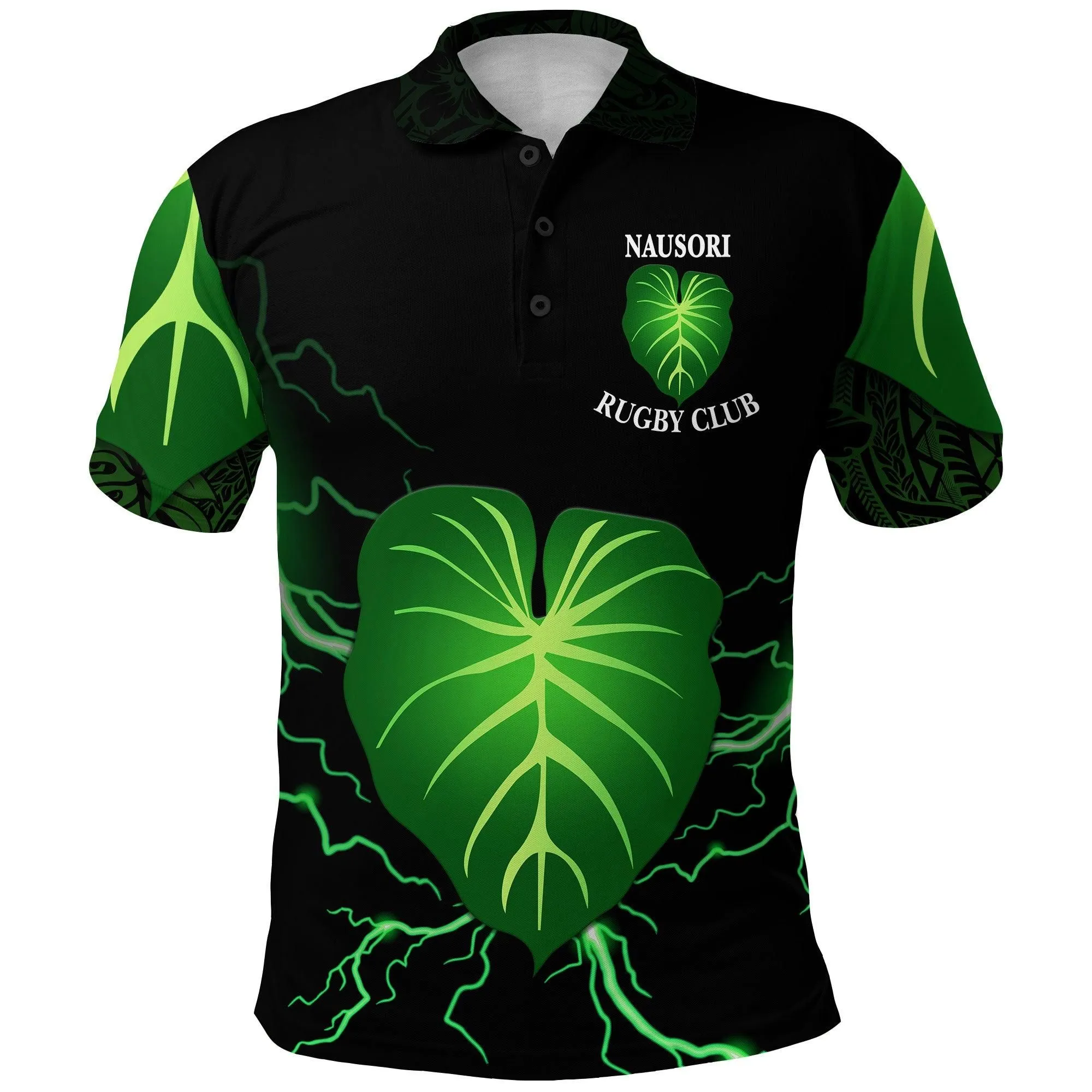 Fiji Nausori Rugby Polo Shirt Simple Style LT8
