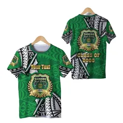 (Custom Personalised) Saineha Tonga T Shirt Polynesian Style - Class Of LT16