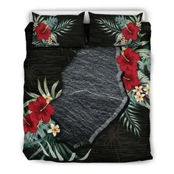 Niue Hibiscus Map Bedding Set A02 Dhc28111362Dd