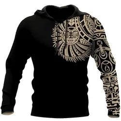 Amazing Polynesian - Maori Tattoo Premium Unisex Hoodie ML