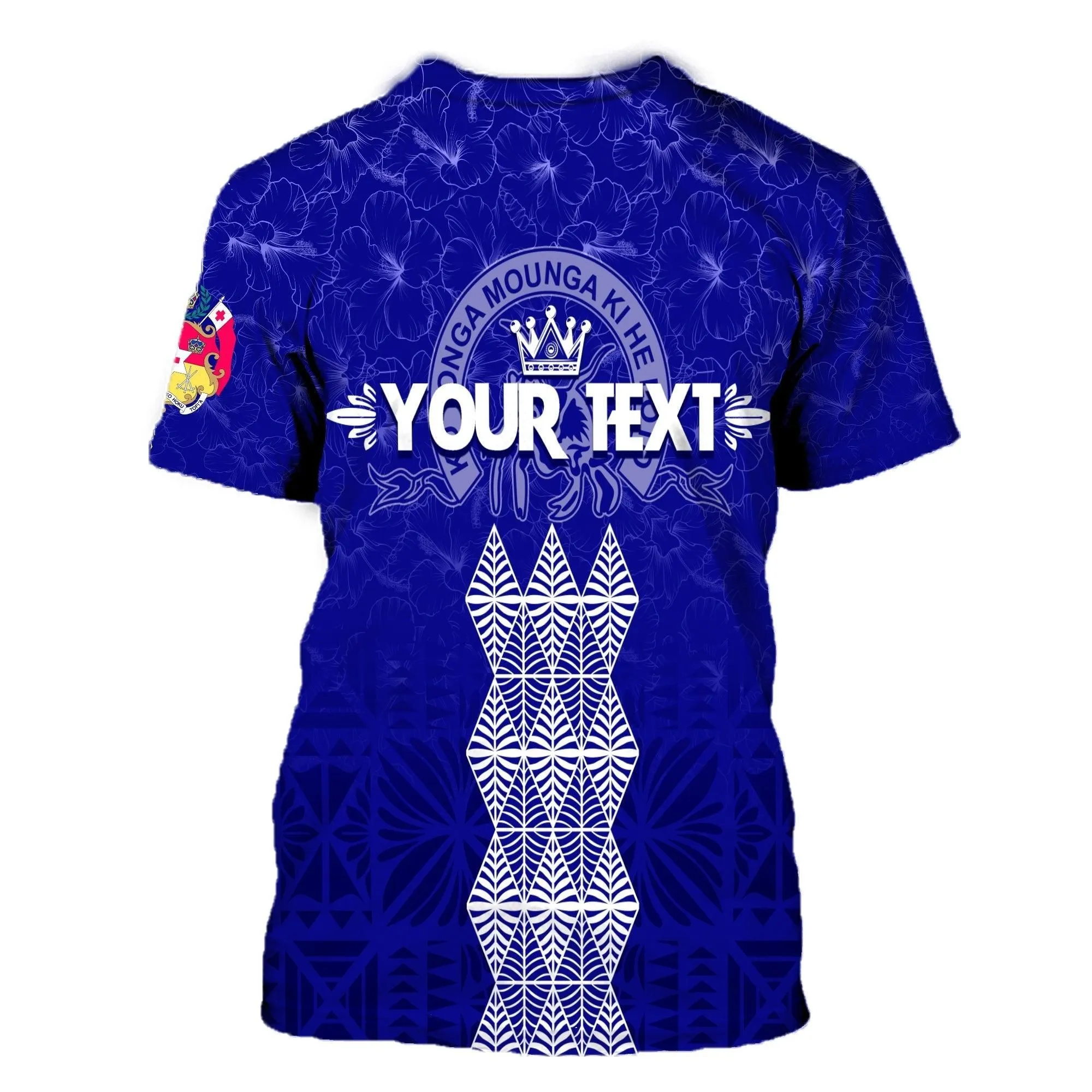 (Custom Personalize) Tonga Kolisi Kuini Salote Hibiscus T Shirt QSC Old Girls LT7