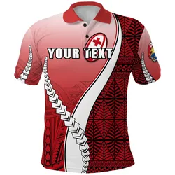 (Custom Personalised) Tonga Rugby Polo Shirt Confident Polynesian