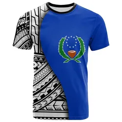 Pohnpei T shirt - Coat Of Arm and Polynesian Patterns