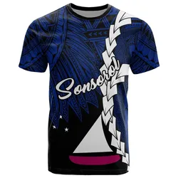 Palau Sonsorol Polynesian T shirt - Tribal Wave Tattoo