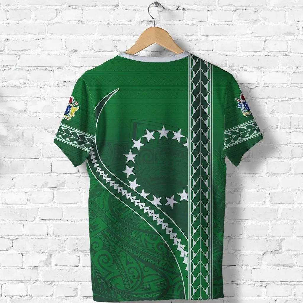 Cook Islands Rugby T Shirt Simple Style Green