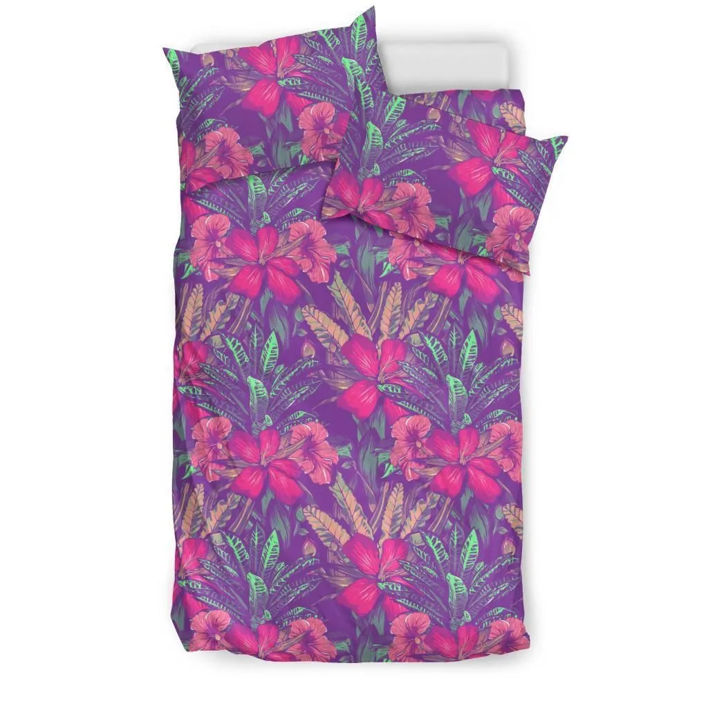 Hawaiian Tropical Hibiscus Polynesian Bedding Set