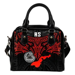 American Samoa Polynesian Shoulder Handbag - Whale Tail