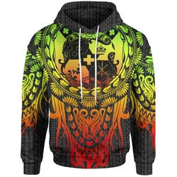 Alohawaii Clothing - Hoodie Tonga Polynesian - Tattoo Pattern With Seal Reggae - Bn12