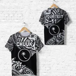 (Custom Personalised) FSM Chuuk T Shirt Unique Vibes - Black LT8