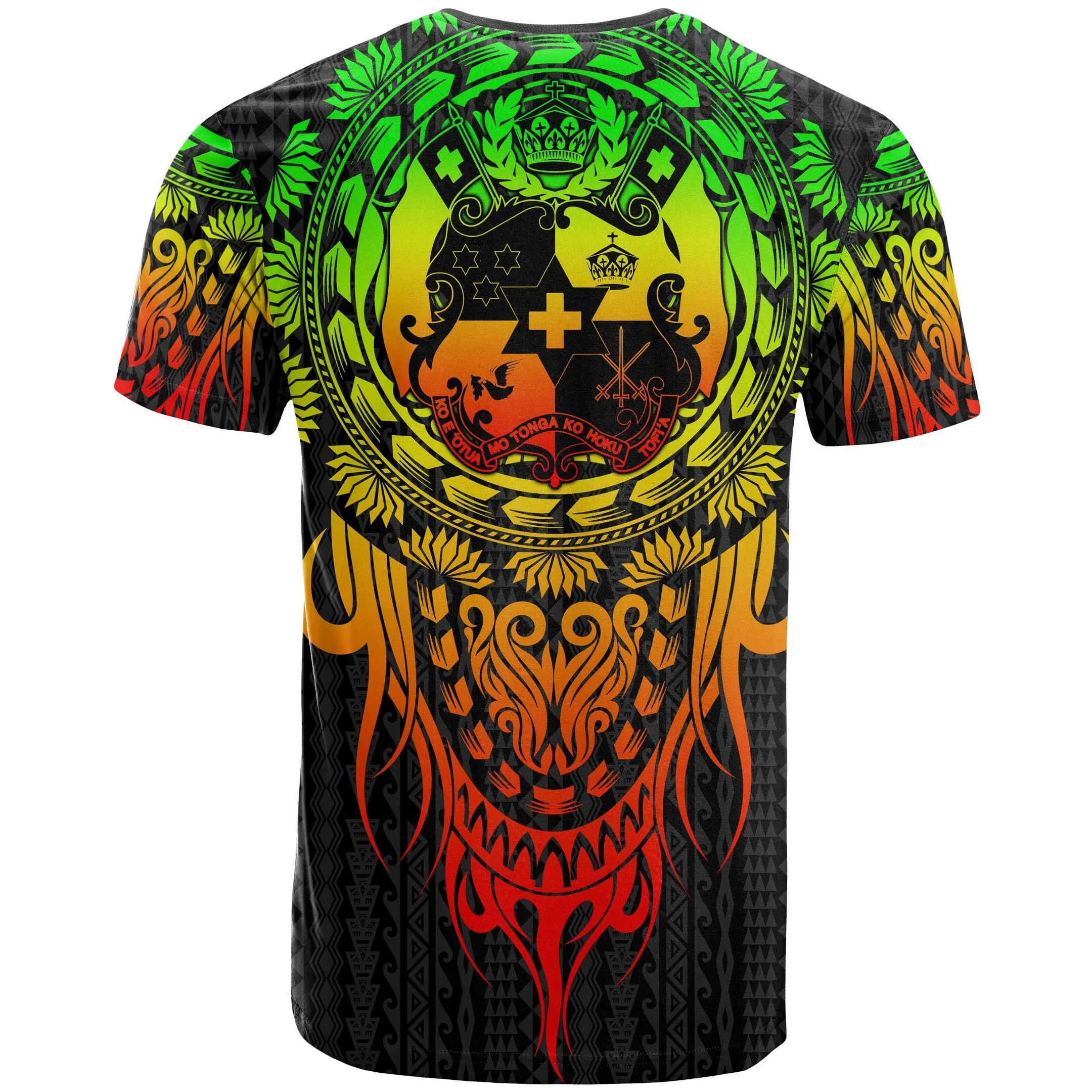 Alohawaii T-Shirt - Tee Tonga Polynesian - Tattoo Pattern With Seal - BN12