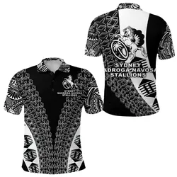 Alohawaii Shirt - Polo Shirt Fiji Rugby Sydney Nadroga Navosa Stallions Tapa Vibes No.1 A7