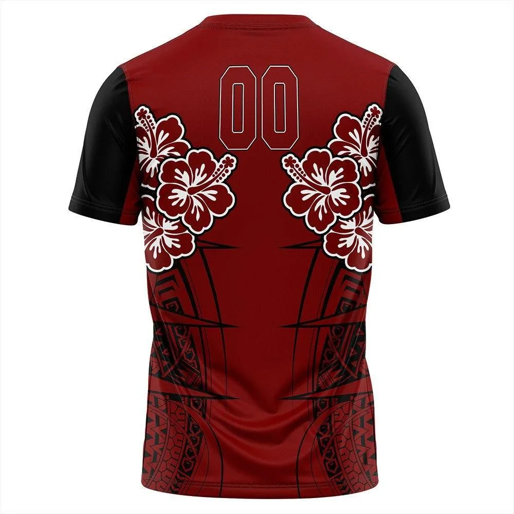 Polynesian Pride T-Shirt - Personalized Hawaii Spearhead Hibiscus Polynesian T-Shirt LT10