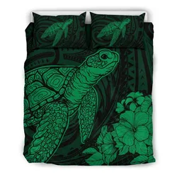 Alohawaii Bedding Set Hibiscus Polynesian Memory Green Turtle Bedding Set Ah Jd Dhc1712780Dd