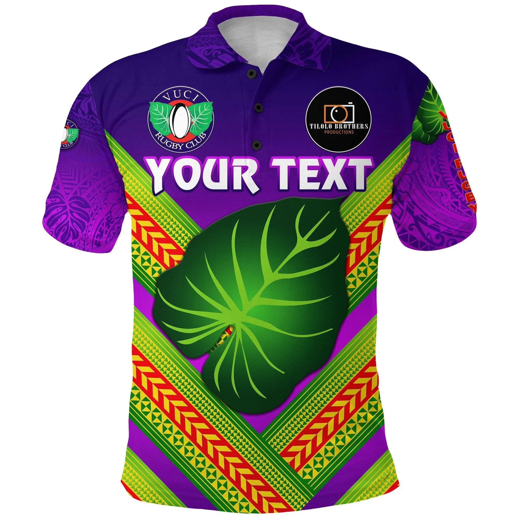(Custom Personalised) Fiji Vuci Rugby Club Polo Shirt Creative Style - Purple LT8