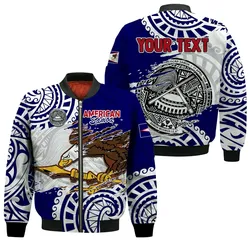 (Custom Personalised) American Samoa Independence Day Bomber Jacket Polynesian Special Version LT14