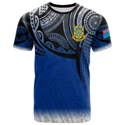 Tuvalu Polynesian T-Shirt - Tattoo Pattern - BN12