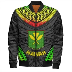 Hawaii Bomber Jacket Kanaka Maoli Polynesian Pattern Bet