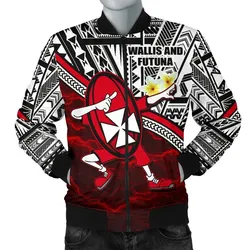 Dab Trend Style Rugby Men Bomber Jacket Wallis and Futuna