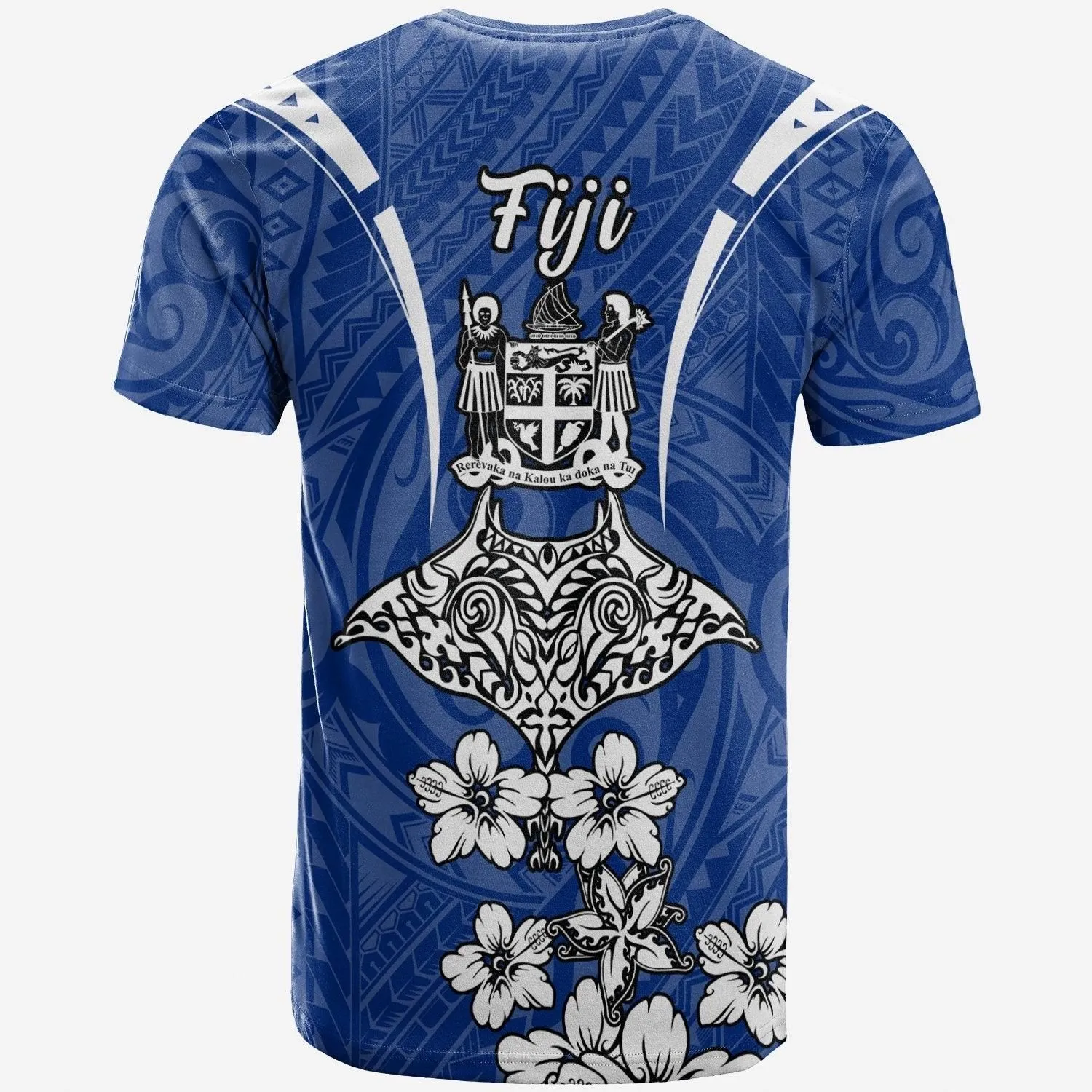 Fiji T shirt - Ray Hibiscus