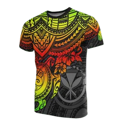 Hawaii Polynesian Kanaka Maoli Reggae Turtle Hibiscus Tattoo Unisex 3D T-Shirt All Over Print ONCBE