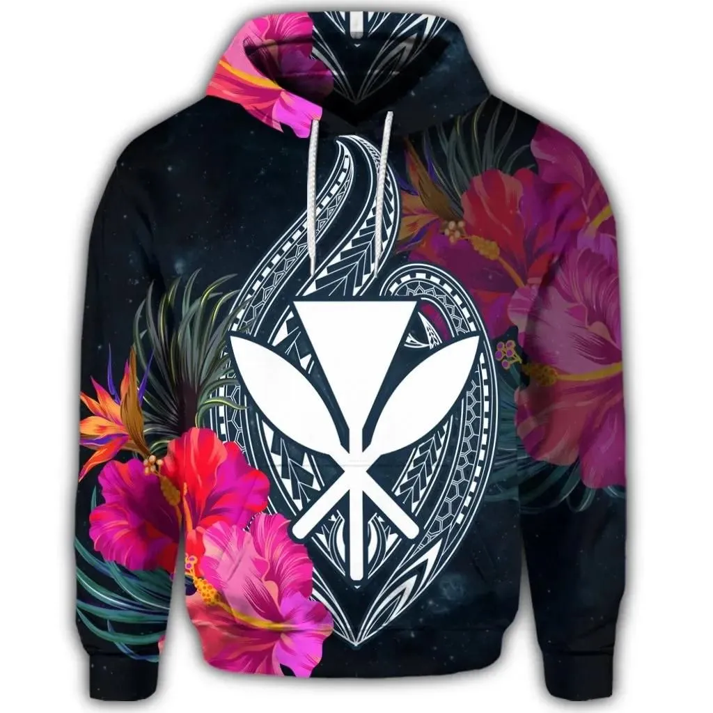 Alohawaii Hoodie - Hawaiian Kanaka Polynesian Hibiscus Hoodie - AH - J4R