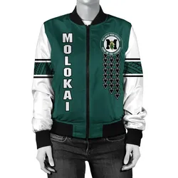 Alohawaii Jacket - Personalized Molokai High Custom Your Class Bomber Jacket AH J0