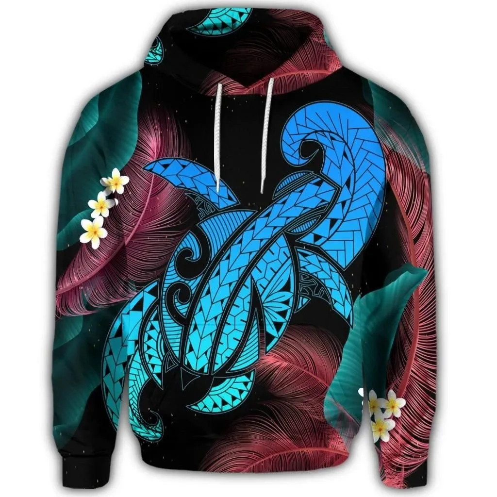 Alohawaii Hoodie - Hawaiian Turtle Polynesian Tropical Hoodie - Ghia Style - AH - J4R