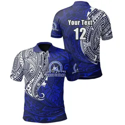 Alohawaii Shirt - Polo Shirt (Custom Personalised) Kolisi Ko Tupou College Tonga Polynesian Tattoo Style A7