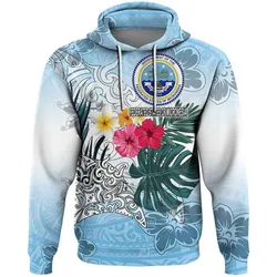 Alohawaii Clothing - Federated States of Micronesia Style Polynesian Tattoo Hoodie A94