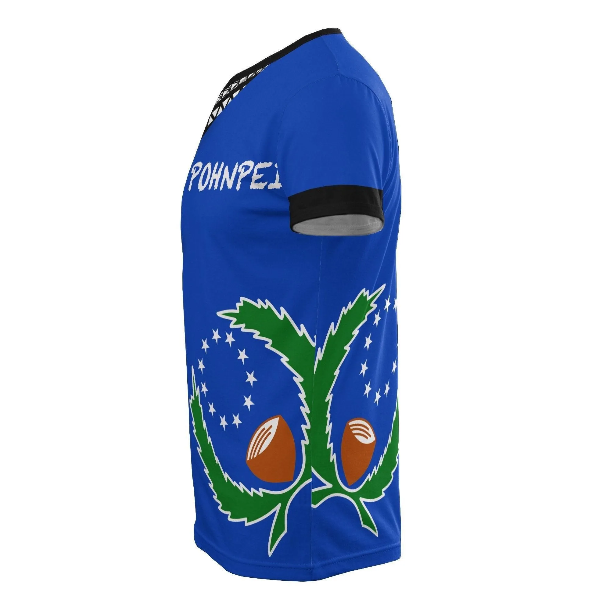 Pohnpei Pattern All Over T shirt - Pohnpei Flag Polynesian Tattoo
