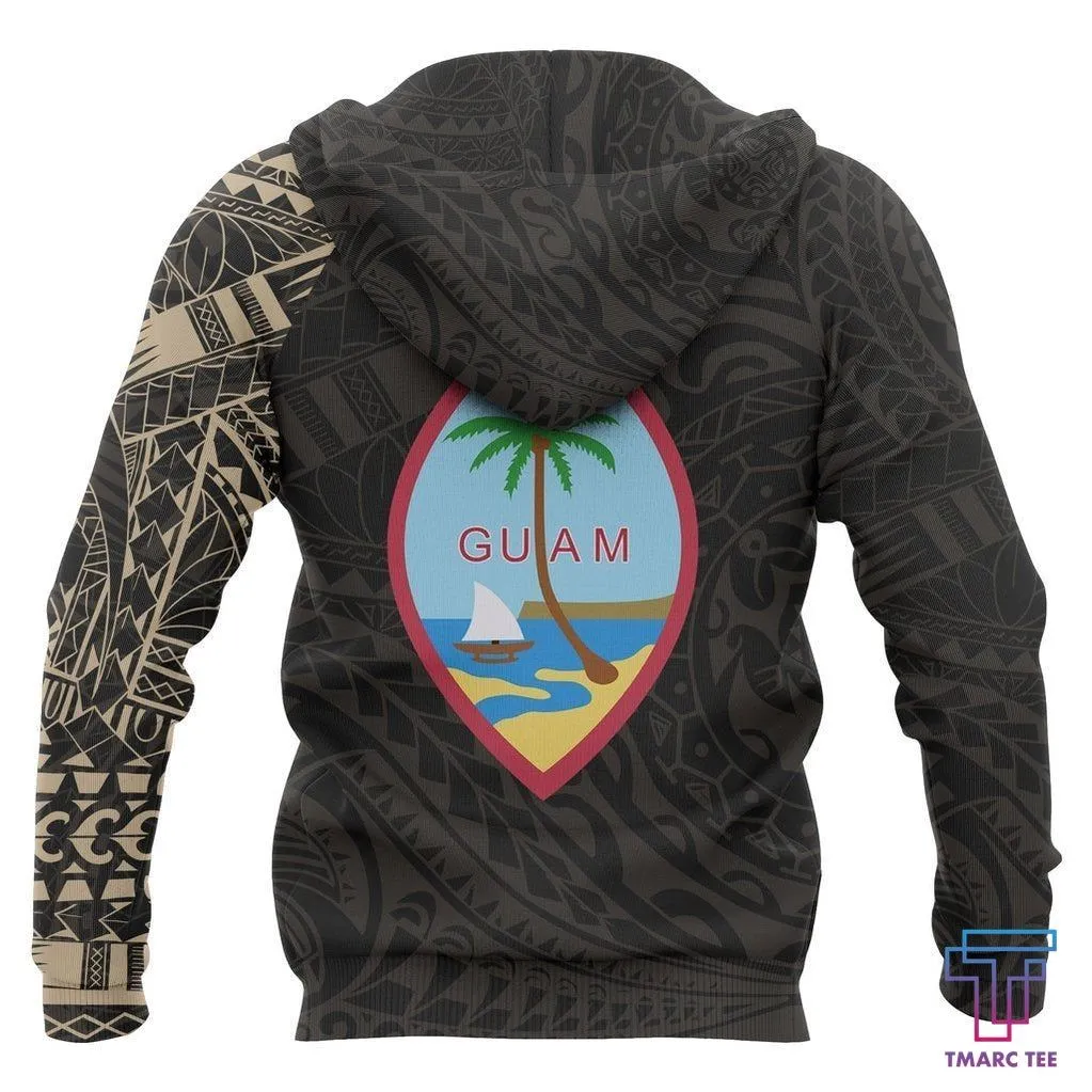 Tmarc Tee Guam Polynesian Tattoo Style All-Over Hoodie